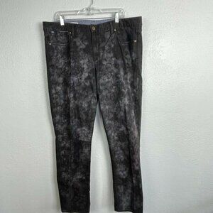 Gap 1969 Always Skinny Women's Black Multicolor Bleached Skinny Jeans - Size 20
